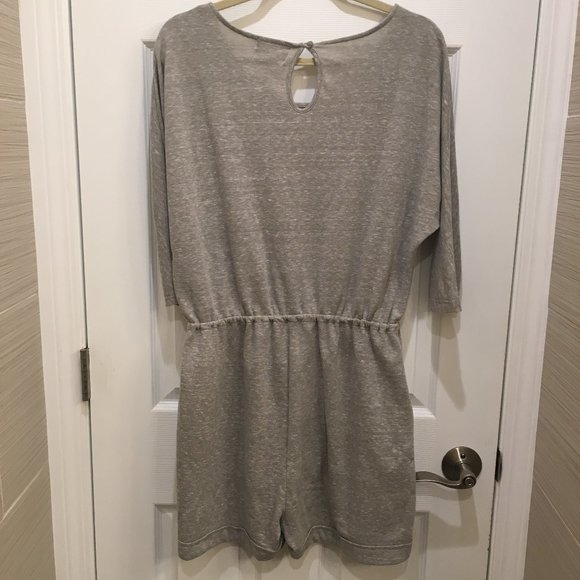 Olive + Oak Heather Grey Romper - Picture 2 of 4